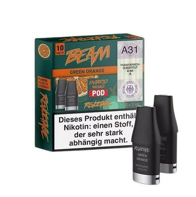Revoltage Beam Pod Green Orange - 2 x 600 Züge - 10mg/ml
