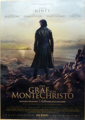 Der Graf von Monte Christo - Original Kinoplakat A1 - Pierre Niney - Filmposter