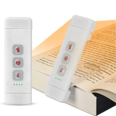 Clip-on Bookmark Book Light With Timer USB Rechargeable Reading Light Mini Led Read L