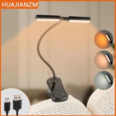 Night Light 14 LED Book Light USB Rechargeable Reading Light Portable Flexible Easy C