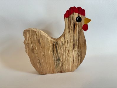 Holzdeko, Huhn, Holz, Dekoration ca.20cm