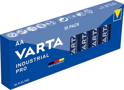 10er Pack AA-Batterien Industrial Pro 1,5V