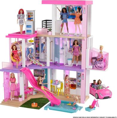 Barbie Traumvilla, Puppenhaus, Barbie Traum-Haus mit Zubehör GRG93