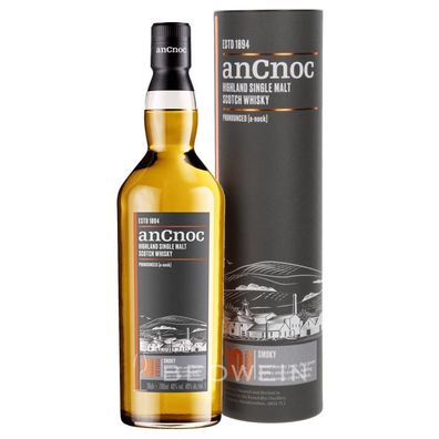 AnCnoc 10 Jahre Smoky 0,7 l - Speyside Single Malt Scotch Whisky