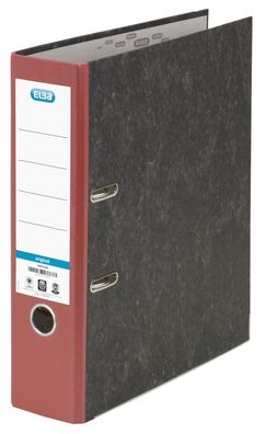 Elba 100023250 Ordner smart Original Wolkenmarmor, mit aufgeklebtem Rückenschild, Rüc