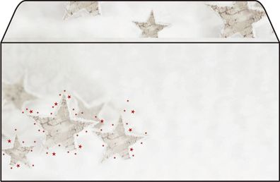 SIGEL DU250 Sigel® Weihnachts-Umschlag "Chirstmas Timber" -DIN lang (110x220mm),25 Um