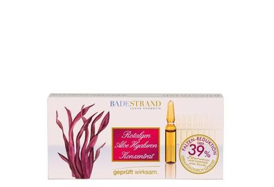 Badestrand Rotalgen Aloe Hyaluron Konzentrat 10 x 2 ml