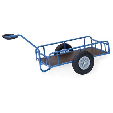 Fetra Handwagen mit Gelaender und Polyurethanbereifung 1145x545mm