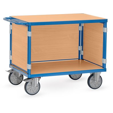 Fetra Dreiwand-Tischwagen MultiVario Baukasten-System Ladeflaeche 850x500mm