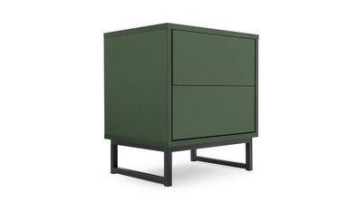 BETTSO Nachttisch für Schlafzimmer GENUA grün