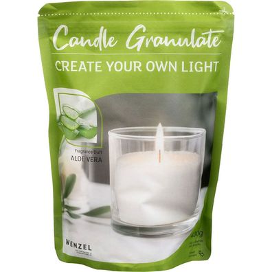 Kerzensand - Wachsgranulat Aloe Vera 400g