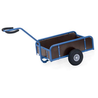 Fetra Handwagen mit 4 Waenden und Polyurethanbereifung, 795x445mm Ladeflaeche