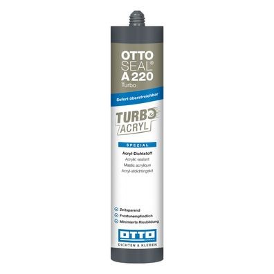 Ottoseal A220 Turbo-Premium-Acryl-Dichtstoff 310 ml C01 Weiß