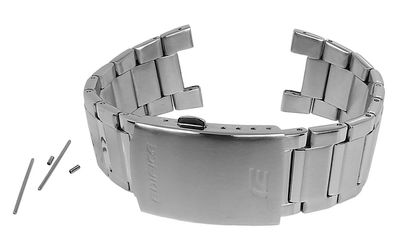 Casio Edifice > Uhrenarmband Edelstahl silbern EFS-S520CDB-1A