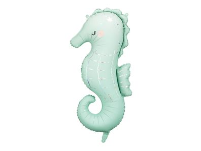Folienballon Seepferdchen 98x47cm Grün