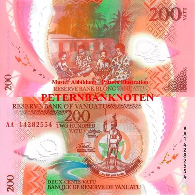 Vanuatu 200 VATU 2014 Unc P. 12 #6345#