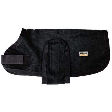 EQuest Hundemantel aus Dralon, schwarz - 35 cm