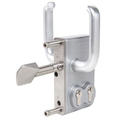 Locinox Schiebetorschloss mit Doppelzylinder LGKZD1