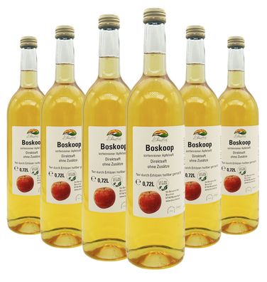 Bleichhof Apfelsaft Boskoop — 100% Direktsaft, sortenrein, 6er Pack (6 x 0,72l)