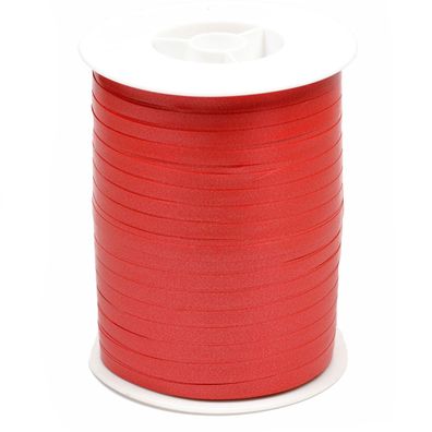 Geschenkband Ringelband 5mm x 500m Rolle Rot