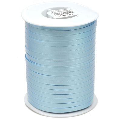 Geschenkband Ringelband 5mm x 500m Rolle Hellblau