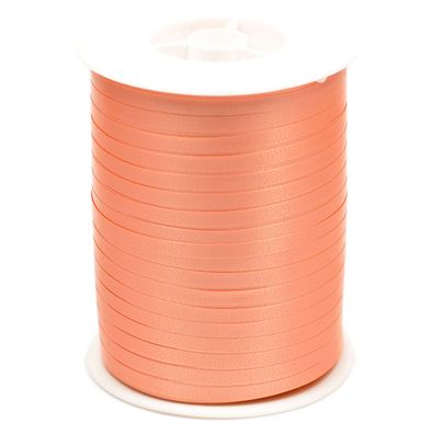 Geschenkband Ringelband 5mm x 500m Rolle Apricot