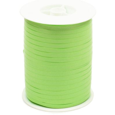 Geschenkband Ringelband 5mm x 500m Rolle Lindgrün / Maigrün