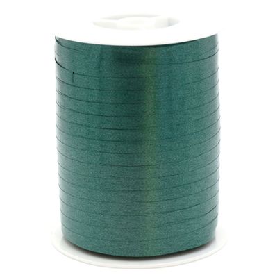 Geschenkband Ringelband 5mm x 500m Rolle Dunkelgrün