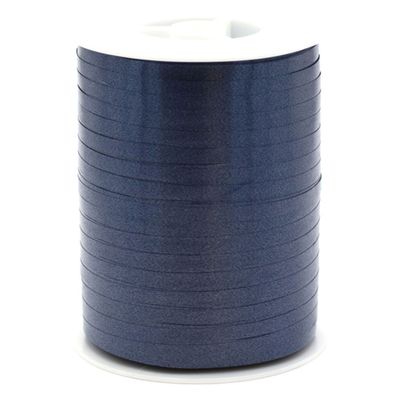 Geschenkband Ringelband 5mm x 500m Rolle Dunkelblau