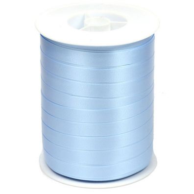 Geschenkband Ringelband 10mm x 250m Rolle Hellblau