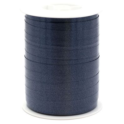 Geschenkband Ringelband 10mm x 250m Rolle Dunkelblau