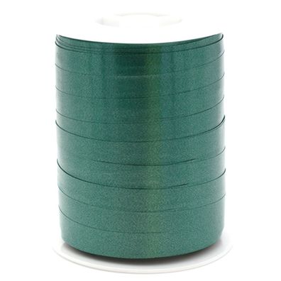 Geschenkband Ringelband 10mm x 250m Rolle Dunkelgrün