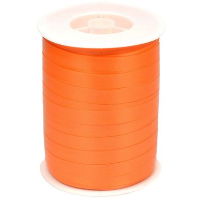 Geschenkband Ringelband 10mm x 250m Rolle Orange