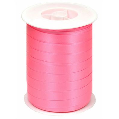 Geschenkband Ringelband 10mm x 250m Rolle Pink