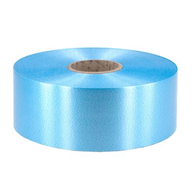 Geschenkband Ringelband 50mm x 100m Rolle Hellblau