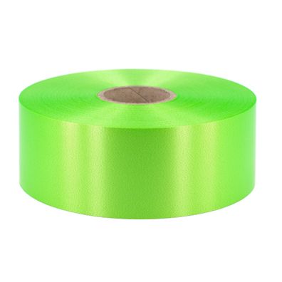 Geschenkband Ringelband 50mm x 100m Rolle Lindgrün / Maigrün