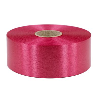 Geschenkband Ringelband 50mm x 100m Rolle Weinrot / Bordeaux