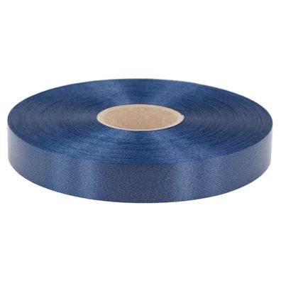 Geschenkband Ringelband 19mm x 100m Rolle Dunkelblau