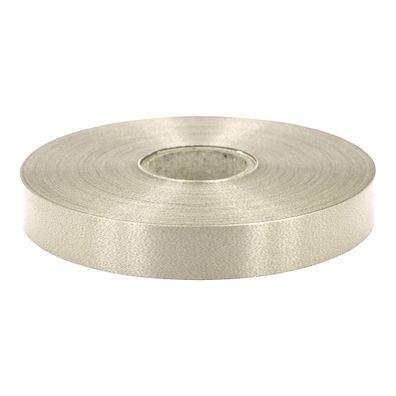 Geschenkband Ringelband 19mm x 100m Rolle Taupe