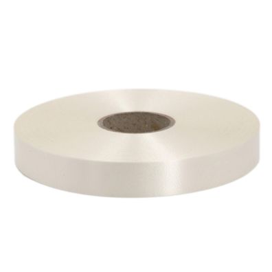 Geschenkband Ringelband 19mm x 100m Rolle Creme