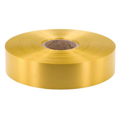 Geschenkband Ringelband 31mm x 100m Rolle Gold