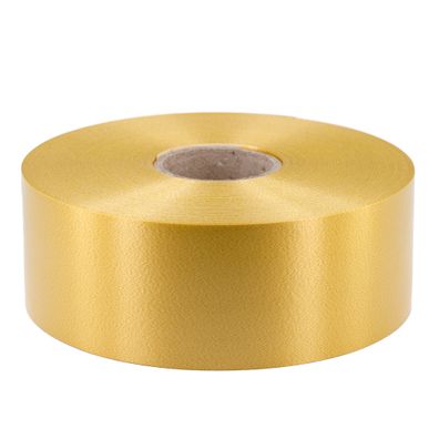Geschenkband Ringelband 50mm x 100m Rolle Gold