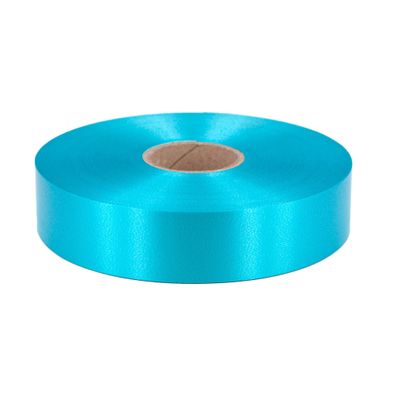 Geschenkband Ringelband 31mm x 100m Rolle Türkis