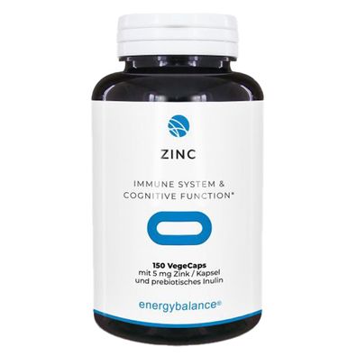 Zink Citrat 5mg, 150 VegeCaps - EnergyBalance