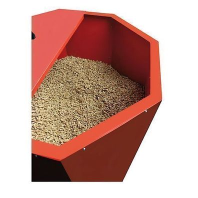 Atmos Pelletsilo mit kompakter Bauweise für effiziente Pelletlagerung