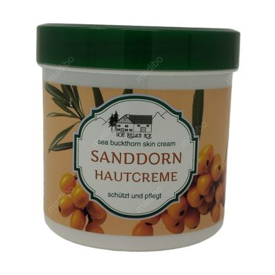3,16 Euro pro 100ml Sanddorn Hautcreme vom Pullach Hof 250ml