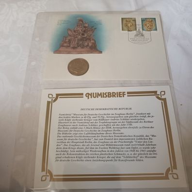 Numisbrief DDR "Museum für Deutsche Geschichte im Zeughaus Berlin" 6.3.1990