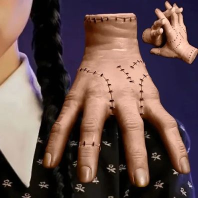 Halloween Hand-Requisite - Zerbrochene Horror-Hand aus Latex, Dekofigur