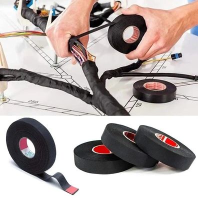 15 Meter Heat-resistant Flame Retardant Tape Coroplast Adhesive Cloth Tape For Car Ca