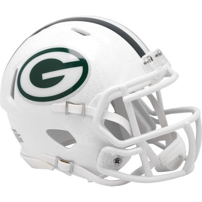 NFL Green Bay Packers Alternative Mini Helm Speed Riddell Footballhelm 095855004310